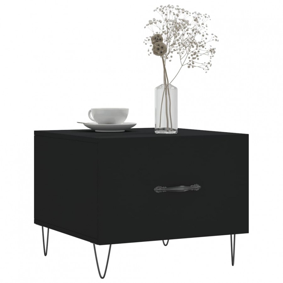 Table basse Noir 50x50x40 cm 