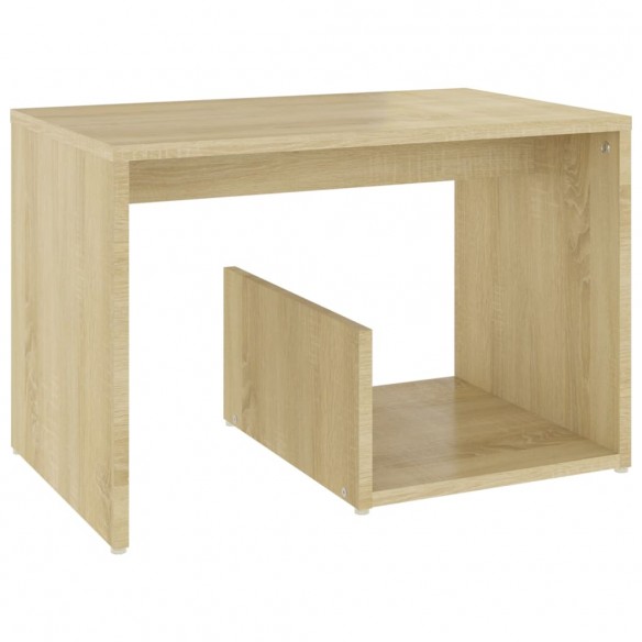 Table d'appoint Chêne sonoma 59x36x38 cm Aggloméré Table d'appoint Chêne sonoma 59x36x38 cm Aggloméré