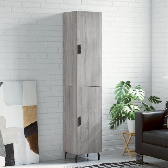 Buffet haut Sonoma gris 34,5x34x180 cm 