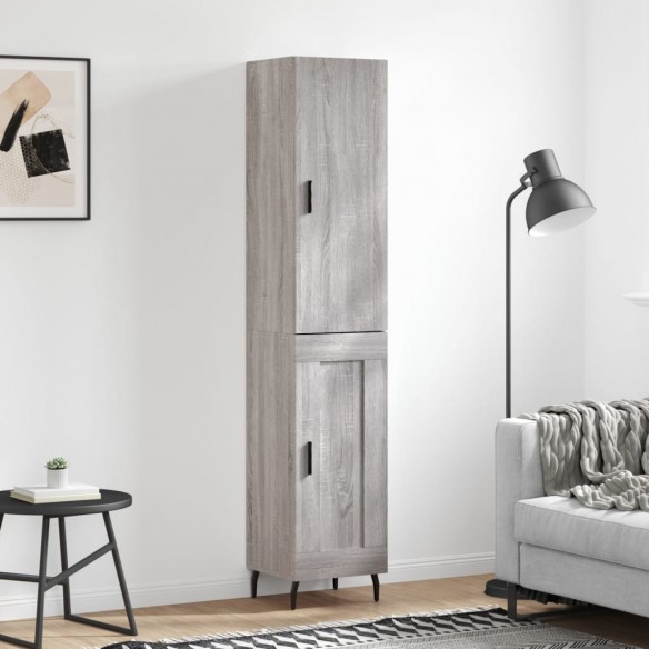 Buffet haut Sonoma gris 34,5x34x180 cm 