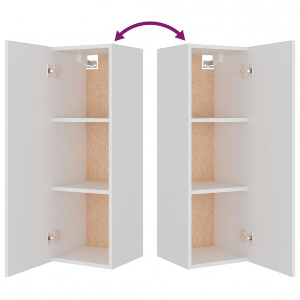 Ensemble de meubles TV 8 pcs Blanc 