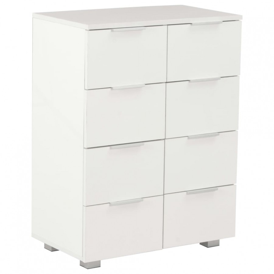 Buffet Blanc brillant 60x35x80 cm