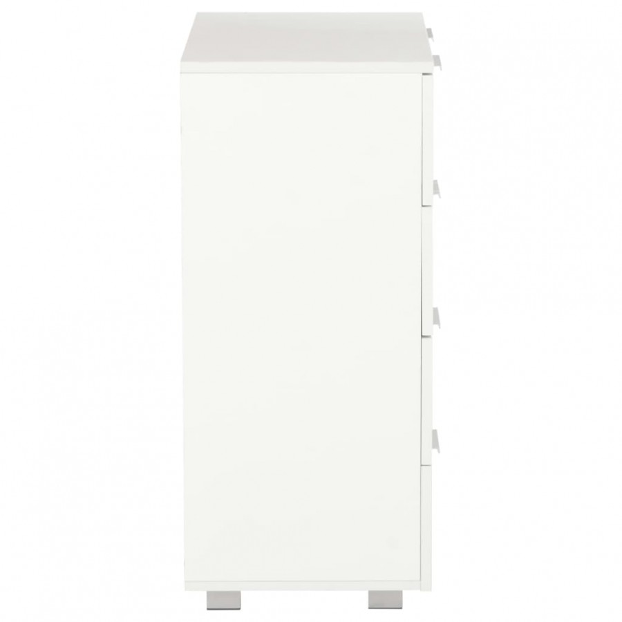 Buffet Blanc brillant 60x35x80 cm