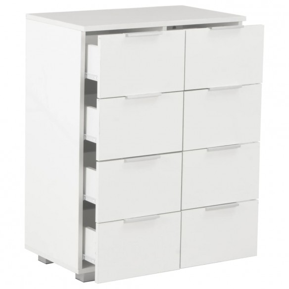 Buffet Blanc brillant 60x35x80 cm  Buffet Blanc brillant 60x35x80 cm