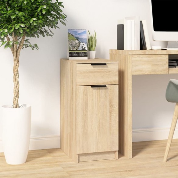 Armoire de bureau Chêne sonoma 33,5x50x75 cm 