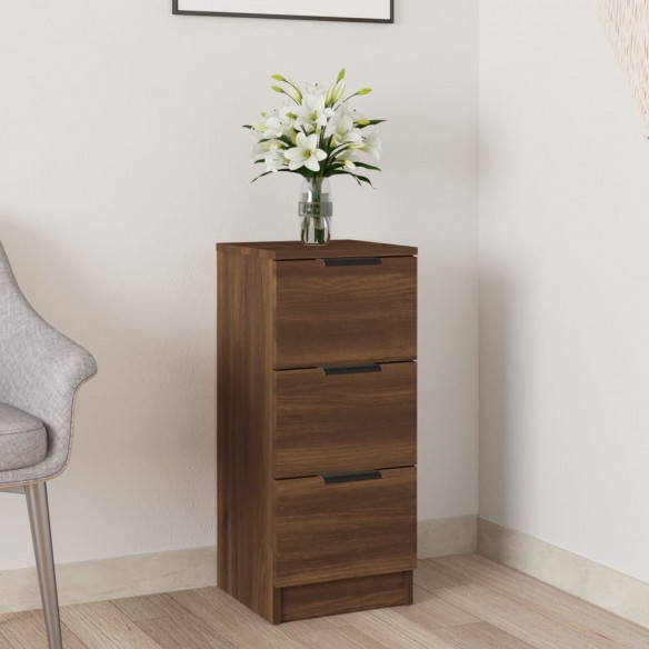 Buffet Chêne marron 30x30x70 cm 