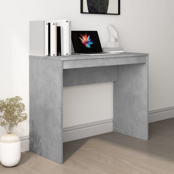 Bureau Gris béton 90x40x72 cm 