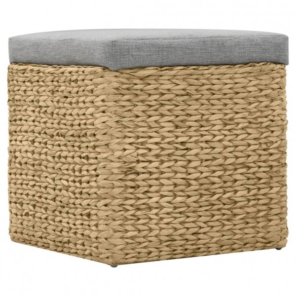 Repose-pied 2 pcs Jacinthe d'eau Gris Repose-pied 2 pcs Jacinthe d'eau Gris