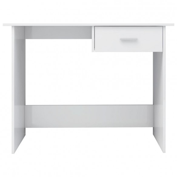 Bureau Blanc brillant 100 x 50 x 76 cm Aggloméré Bureau Blanc brillant 100 x 50 x 76 cm Aggloméré