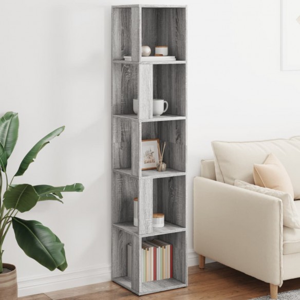 Armoire d'angle Sonoma gris 33x33x164,5 cm 