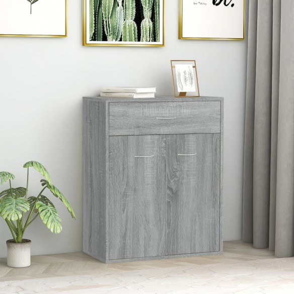 Buffet Sonoma gris 60x30x75 cm 