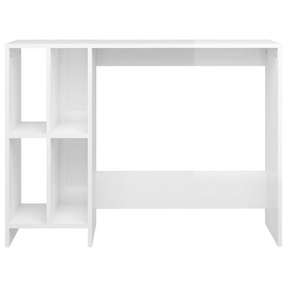 Bureau d'ordinateur portable Blanc brillant 102,5x35x75 cm Bureau d'ordinateur portable Blanc brillant 102,5x35x75 cm