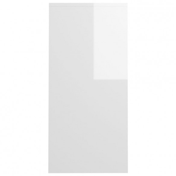 Bureau d'ordinateur portable Blanc brillant 102,5x35x75 cm Bureau d'ordinateur portable Blanc brillant 102,5x35x75 cm