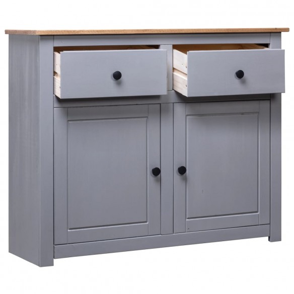 Buffet Gris 93x40x80 cm Pin solide Assortiment Panama Buffet Gris 93x40x80 cm Pin solide Assortiment Panama