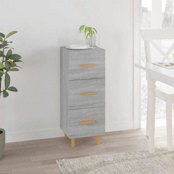 Buffet Sonoma gris 34,5x34x90 cm 