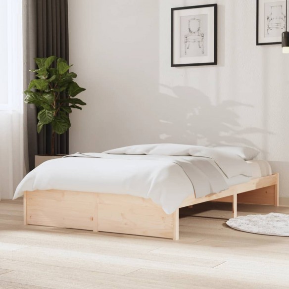 Lit bois massif 120x190 cm petit double