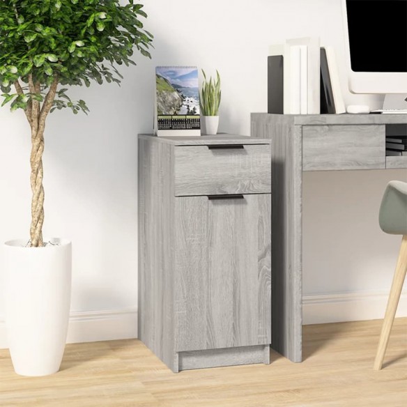 Armoire de bureau Sonoma gris 33,5x50x75 cm 