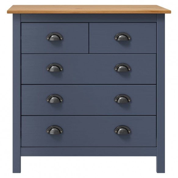 Buffet Hill Gris 79x40x80 cm Bois de pin solide Buffet Hill Gris 79x40x80 cm Bois de pin solide