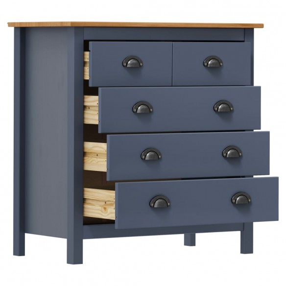 Buffet Hill Gris 79x40x80 cm Bois de pin solide Buffet Hill Gris 79x40x80 cm Bois de pin solide