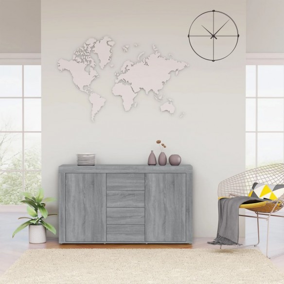 Buffet Sonoma gris 120x36x69 cm 