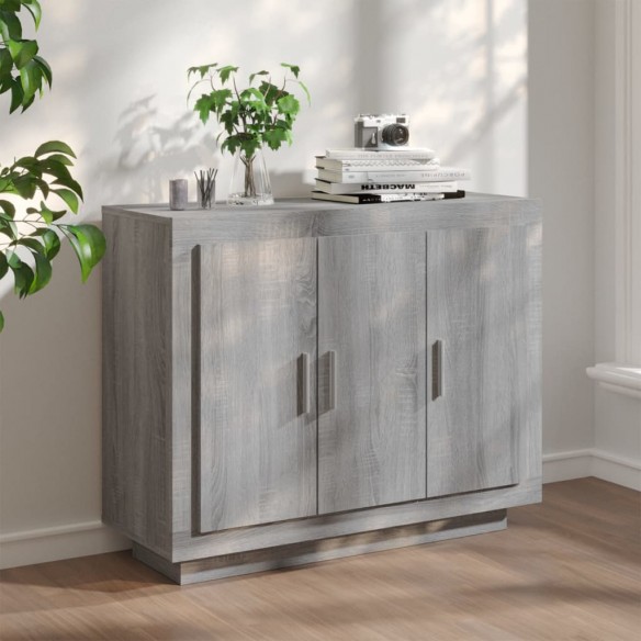 Buffet Sonoma gris 92x35x75 cm 