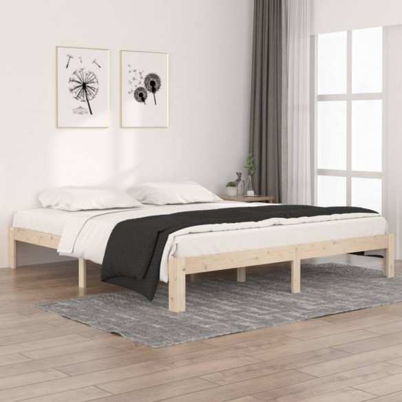 Lit bois massif 180x200 cm super king