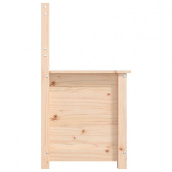 Banc 80x41x77 cm Bois de pin massif Banc 80x41x77 cm Bois de pin massif