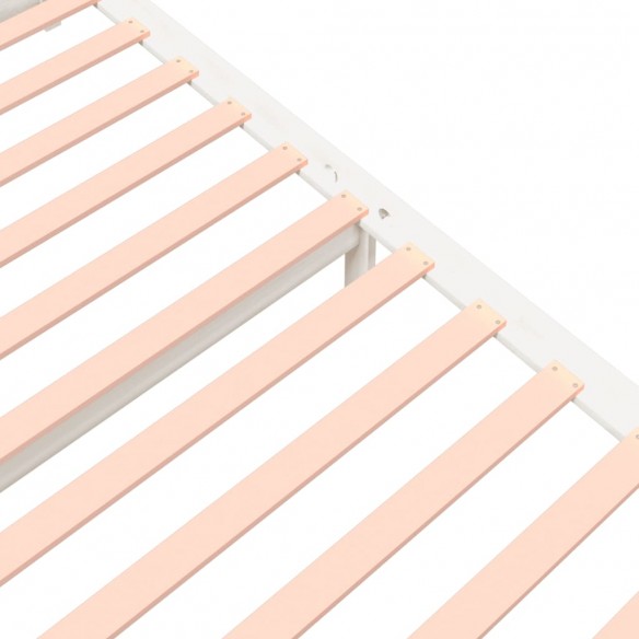 Lit Blanc Bois massif 180x200 cm Super King