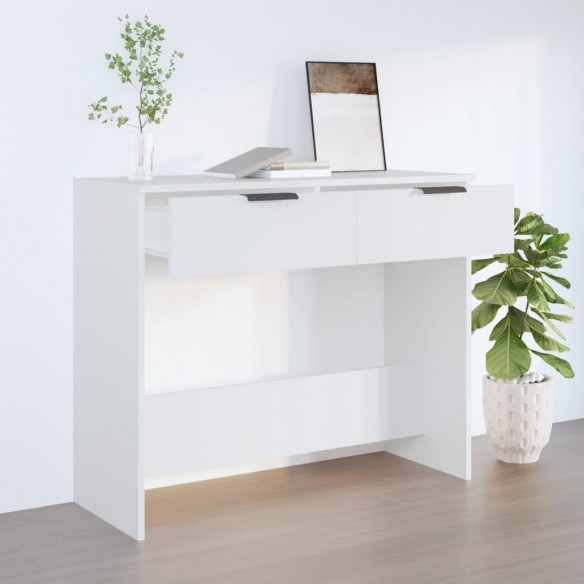 Table console Blanc 90x36x75 cm 