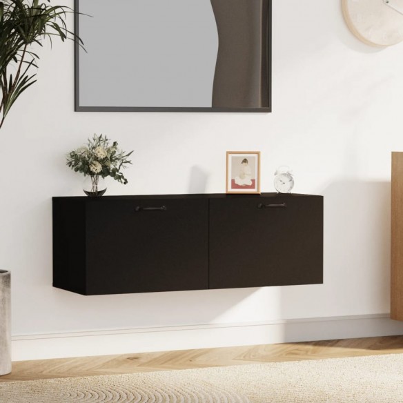 Armoire murale Noir 100x36,5x35 cm 