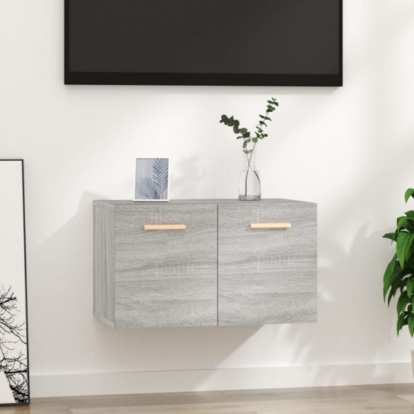 Armoire murale Sonoma gris 60x36,5x35 cm 