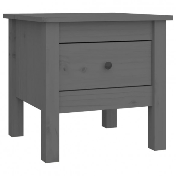 Table d'appoint Gris 40x40x39 cm Bois massif de pin Table d'appoint Gris 40x40x39 cm Bois massif de pin