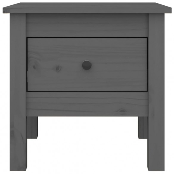 Table d'appoint Gris 40x40x39 cm Bois massif de pin Table d'appoint Gris 40x40x39 cm Bois massif de pin