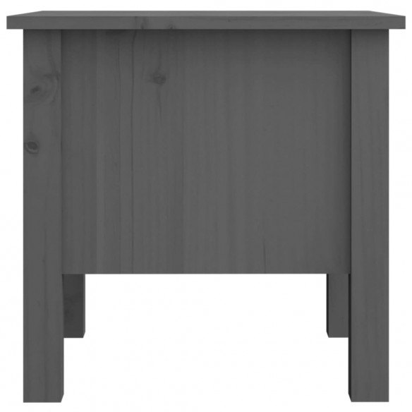 Table d'appoint Gris 40x40x39 cm Bois massif de pin Table d'appoint Gris 40x40x39 cm Bois massif de pin