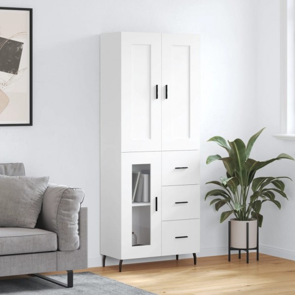 Buffet haut Blanc 69,5x34x180 cm 