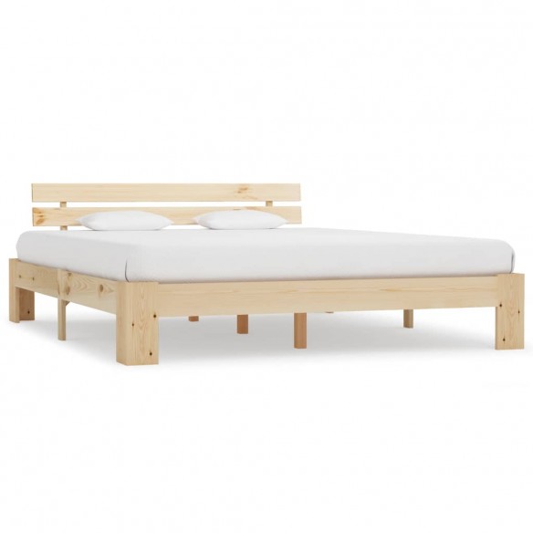 Lit Bois de pin massif 160 x 200 cm