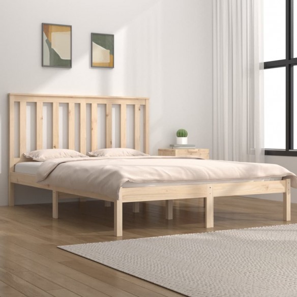 Lit Bois de pin massif 120x200 cm