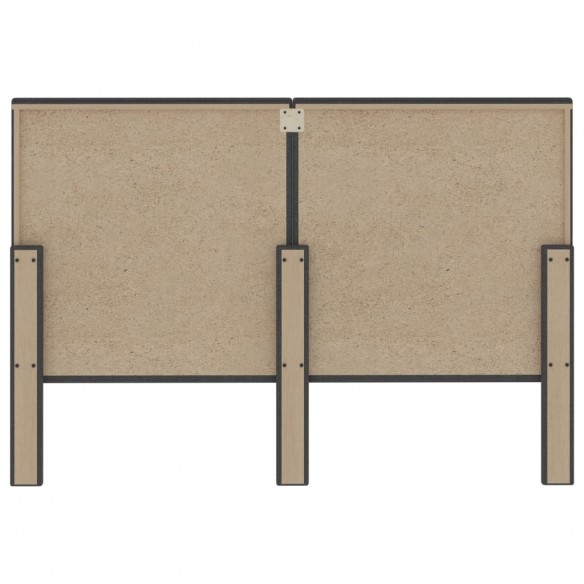 Tête de lit touffetée Gris foncé Tissu 140x200 cm Tête de lit touffetée Gris foncé Tissu 140x200 cm