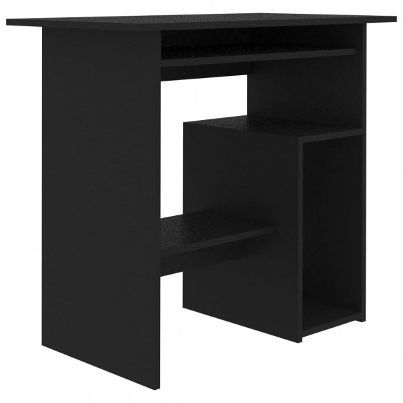 Bureau Noir 80 x 45 x 74 cm Aggloméré Bureau Noir 80 x 45 x 74 cm Aggloméré