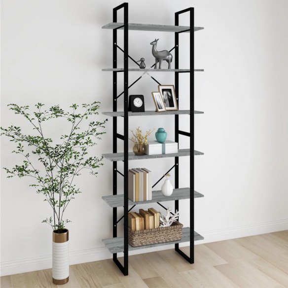 Armoire haute Sonoma gris 80x30x210 cm 