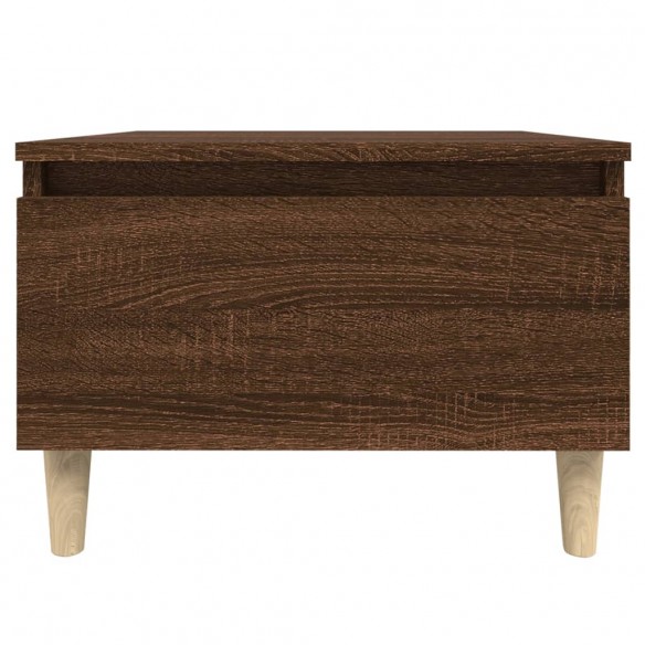 Table d'appoint Chêne marron 50x46x35 cm 