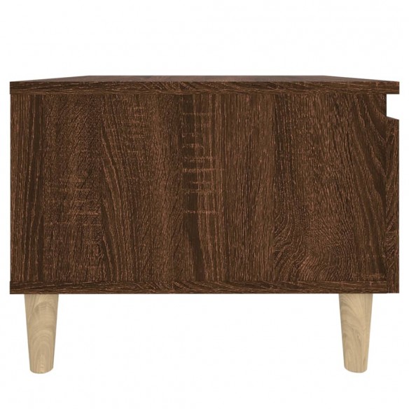 Table d'appoint Chêne marron 50x46x35 cm 