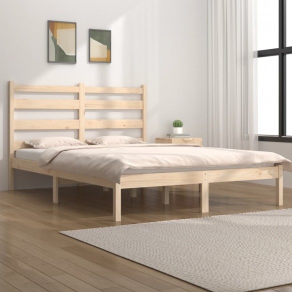Lit Bois de pin massif 160x200 cm