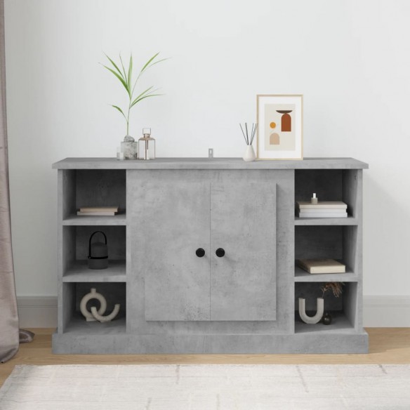 Buffet Gris béton 100x35,5x60 cm 