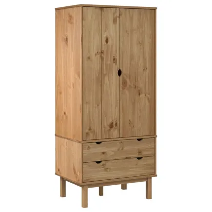 Garde-robe OTTA 76,5x53x172 cm Bois massif de pin 2