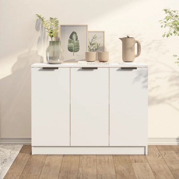 Buffet Blanc 90,5x30x70 cm 