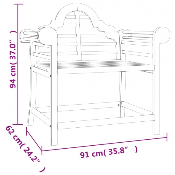 Chaises de jardin 2 pcs 91x62x94 cm Bois de teck solide