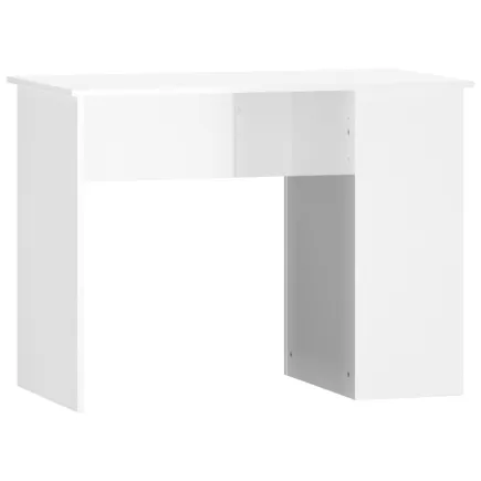 Bureau Blanc brillant 100x55x75 cm  2