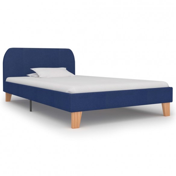 Lit Bleu Tissu 90 x 200 cm