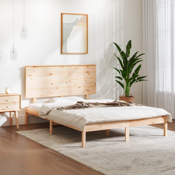Lit bois massif 120x190 cm petit double